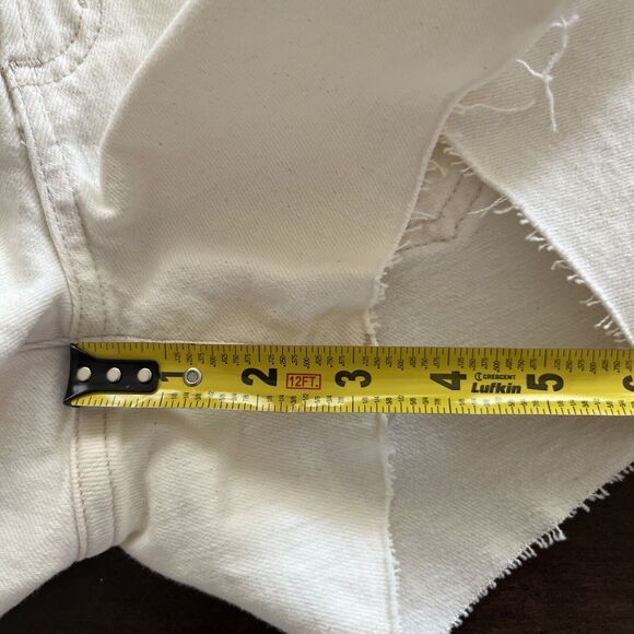 Outerknown OK S.E.A. Jeans Fillmore Natural Boyfriend Shorts Size 26 NEW - Picture 12 of 15
